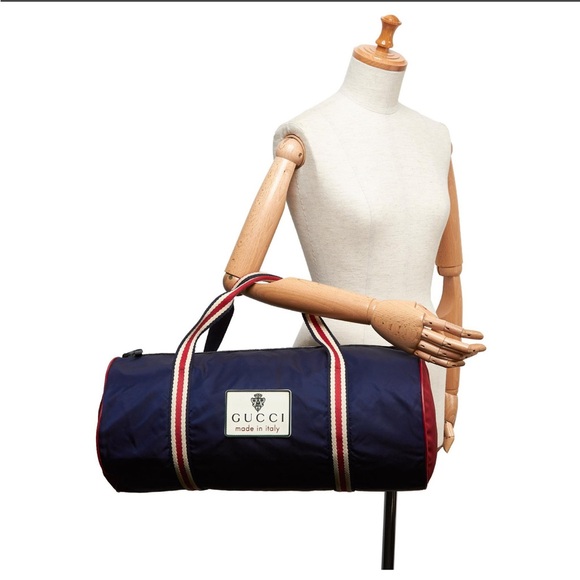 Gucci Blue Nylon Duffel Bag Multiple colors - Picture 5 of 11